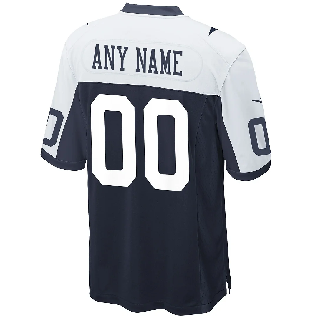 Zennovawear Dallas Cowboys Alternate Custom Game Jersey - Navy