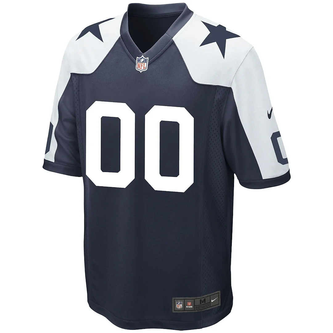 Zennovawear Dallas Cowboys Alternate Custom Game Jersey - Navy