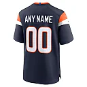 Zennovawear Denver Broncos Alternate Mile High Collection Custom Game Jersey - Navy
