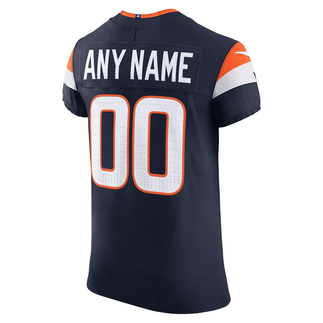 Zennovawear Denver Broncos Alternate Vapor FUSE. Elite Custom Jersey - Navy