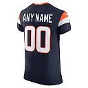 Zennovawear Denver Broncos Alternate Vapor FUSE. Elite Custom Jersey - Navy