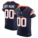 Zennovawear Denver Broncos Alternate Vapor FUSE. Elite Custom Jersey - Navy