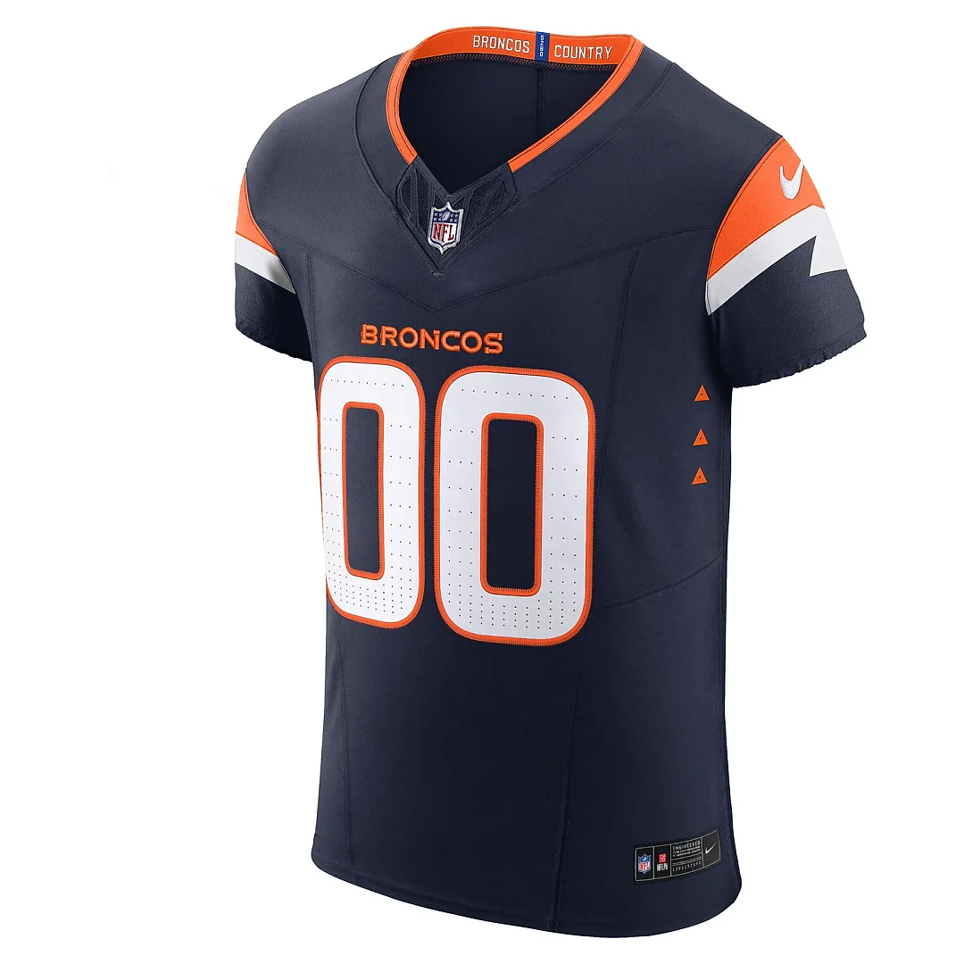 Zennovawear Denver Broncos Alternate Vapor FUSE. Elite Custom Jersey - Navy