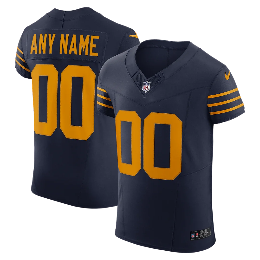 Zennovawear Green Bay Packers Alternate Vapor FUSE. Elite Custom Jersey - Navy