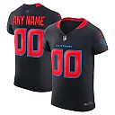 Zennovawear Houston Texans Alternate Vapor FUSE. Elite Custom Jersey - Navy