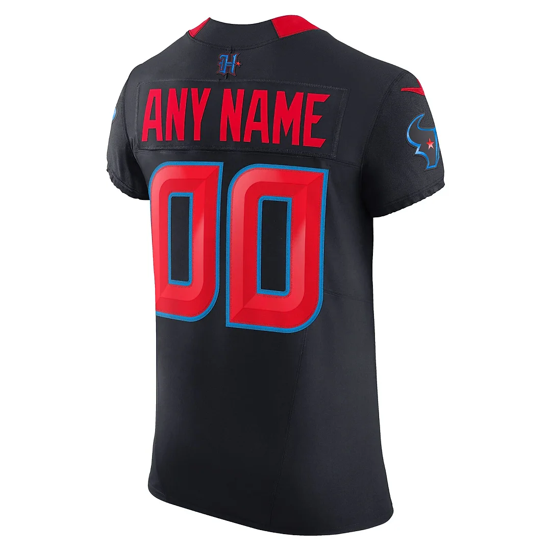 Zennovawear Houston Texans Alternate Vapor FUSE. Elite Custom Jersey - Navy