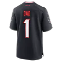 Zennovawear Houston Texans #1 Dad Game Jersey - Navy