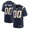 Zennovawear Los Angeles Chargers Alternate Super Chargers Game Custom Jersey - Navy