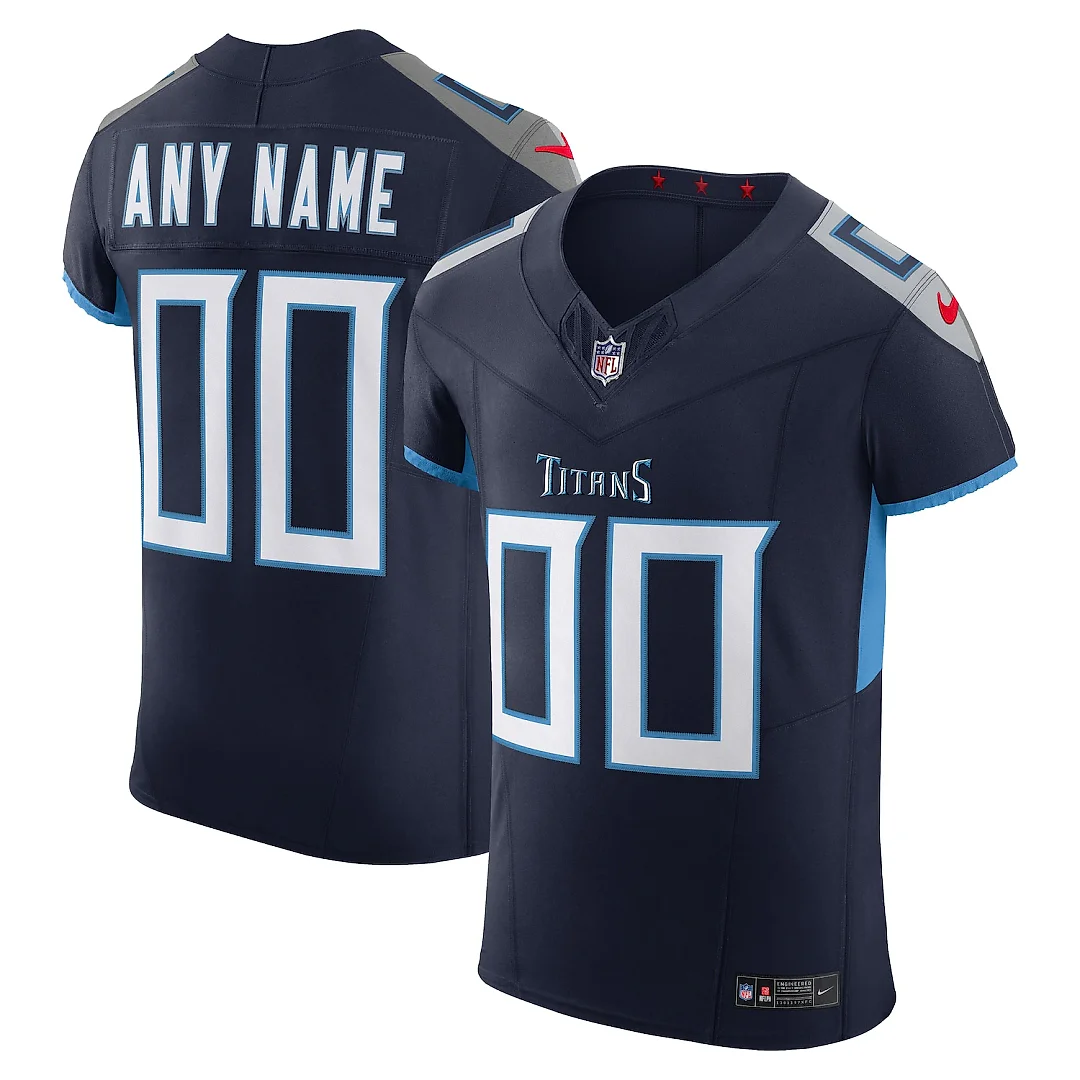 Zennovawear Tennessee Titans Vapor FUSE. Elite Custom Jersey - Navy