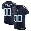 Zennovawear Tennessee Titans Vapor FUSE. Elite Custom Jersey - Navy