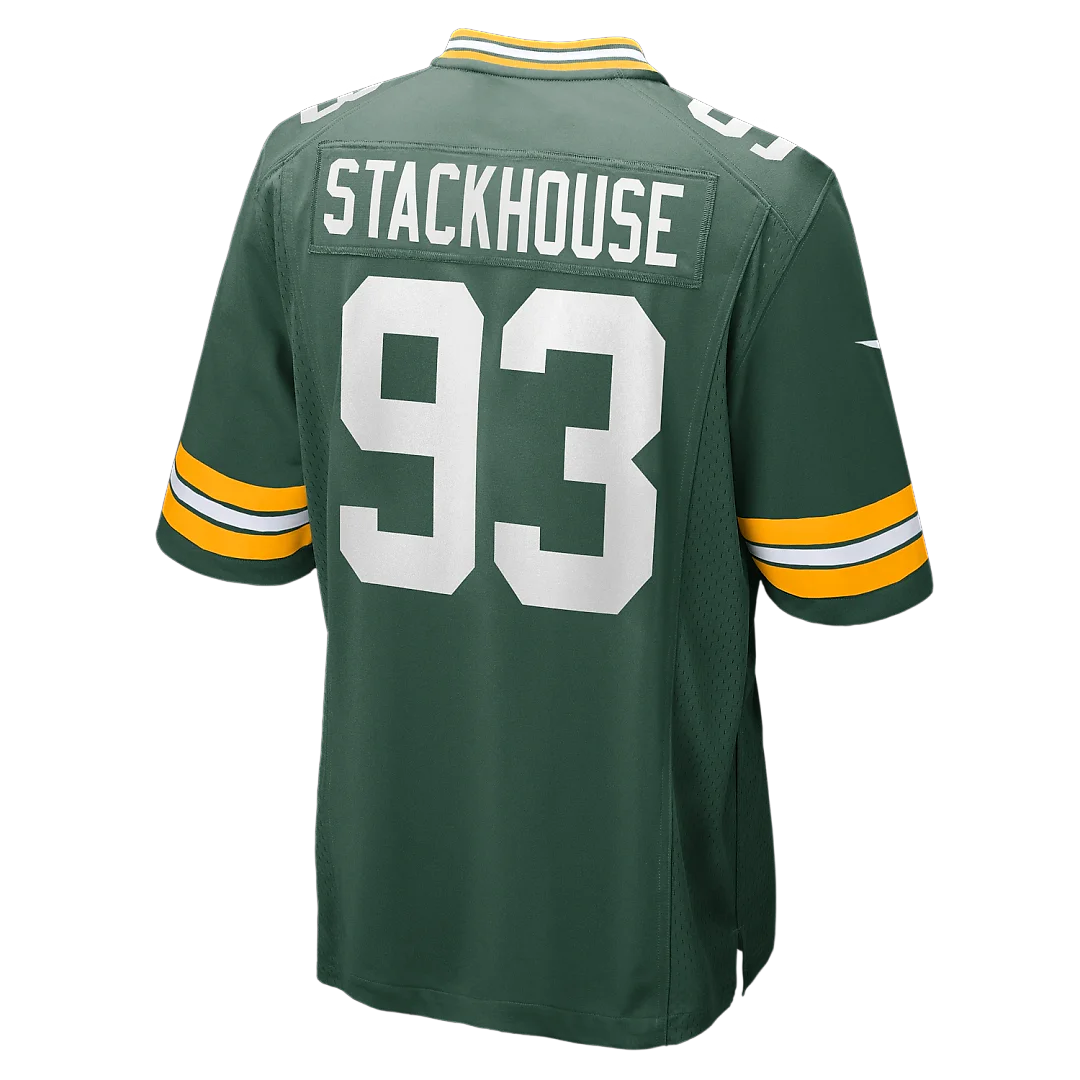 Zennovawear Nazir Stackhouse Green Bay Packers Team Game Jersey - Green