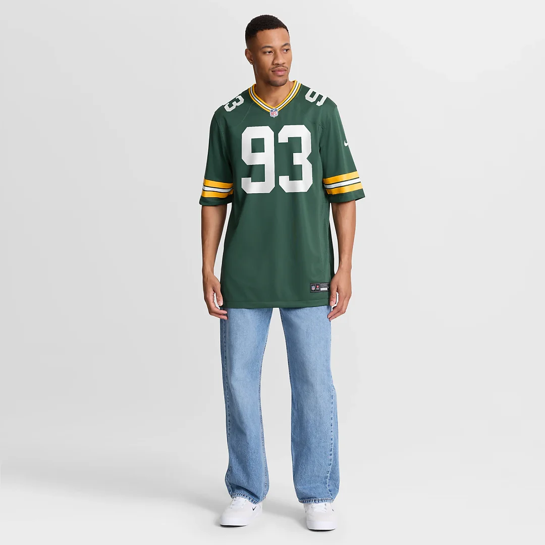 Zennovawear Nazir Stackhouse Green Bay Packers Team Game Jersey - Green
