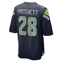 Zennovawear Nehemiah Pritchett Seattle Seahawks Game Jersey - College Navy