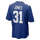 Zennovawear Nic Jones New York Giants Team Game Jersey - Royal
