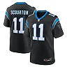 Zennovawear Nic Scourton Carolina Panthers Team Game Jersey - Black