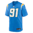 Zennovawear Nick Barrett Los Angeles Chargers Team Game Jersey - Powder Blue