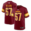 Zennovawear Nick Bellore Washington Commanders Team Game Jersey - Burgundy