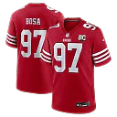 Zennovawear Nick Bosa San Francisco 49ers 80th Anniversary Game Jersey - Scarlet