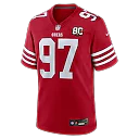 Zennovawear Nick Bosa San Francisco 49ers 80th Anniversary Game Jersey - Scarlet