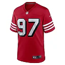 Zennovawear Nick Bosa San Francisco 49ers Alternate Game Jersey - Scarlet