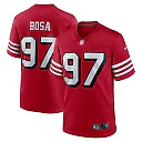 Zennovawear Nick Bosa San Francisco 49ers Alternate Game Jersey - Scarlet