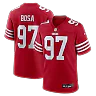 Zennovawear Nick Bosa San Francisco 49ers Player Game Jersey - Scarlet