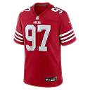 Zennovawear Nick Bosa San Francisco 49ers Team Game Jersey - Scarlet