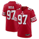 Zennovawear Nick Bosa San Francisco 49ers Team Game Jersey - Scarlet