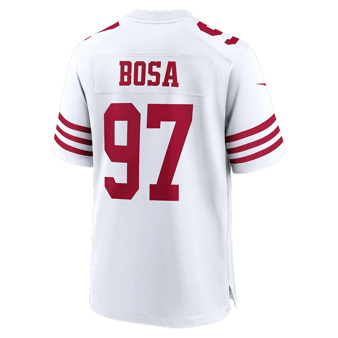Zennovawear Nick Bosa San Francisco 49ers 80th Anniversary Game Jersey - White