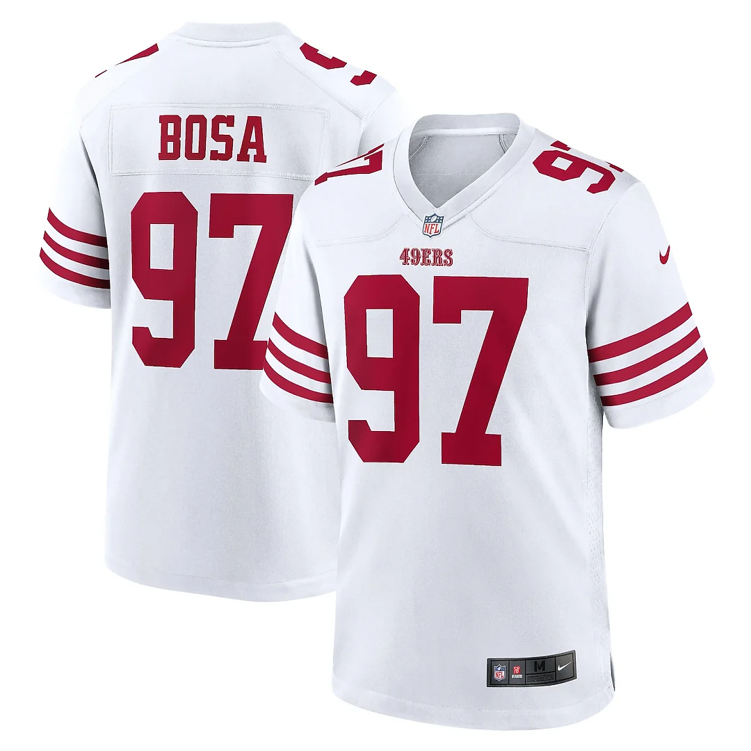 Zennovawear Nick Bosa San Francisco 49ers Player Game Jersey - White