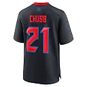 Zennovawear Nick Chubb Houston Texans Alternate 2 Game Jersey - Navy