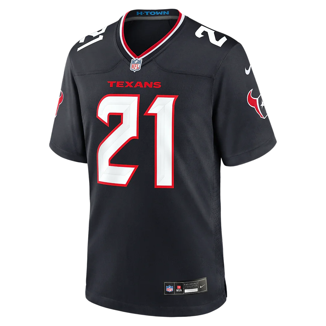 Zennovawear Nick Chubb Houston Texans Team Game Jersey - Navy