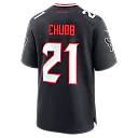Zennovawear Nick Chubb Houston Texans Team Game Jersey - Navy