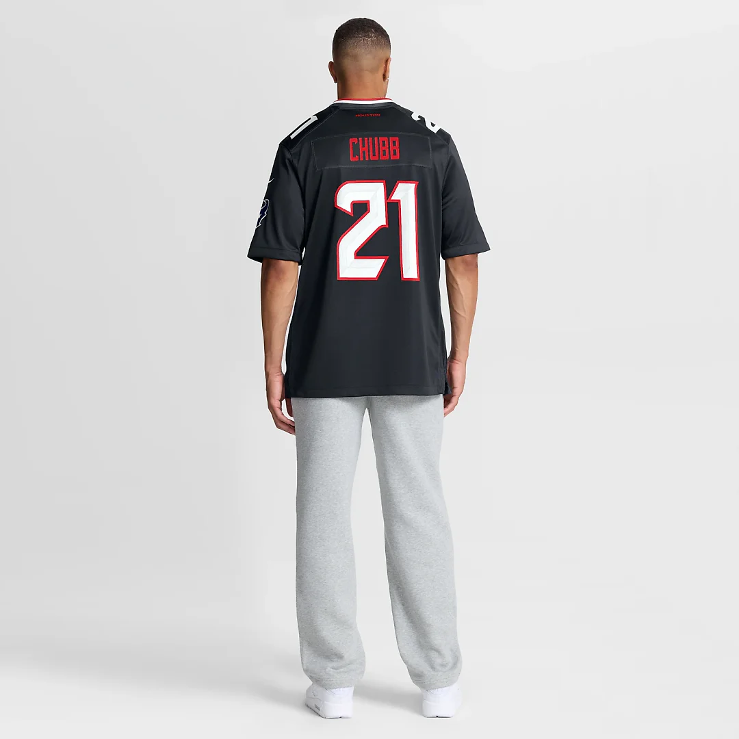 Zennovawear Nick Chubb Houston Texans Team Game Jersey - Navy