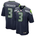 Zennovawear Nick Emmanwori Seattle Seahawks Super Bowl LX Patch Game Jersey - College Navy