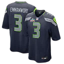 Zennovawear Nick Emmanwori Seattle Seahawks Super Bowl LX Patch Game Jersey - College Navy