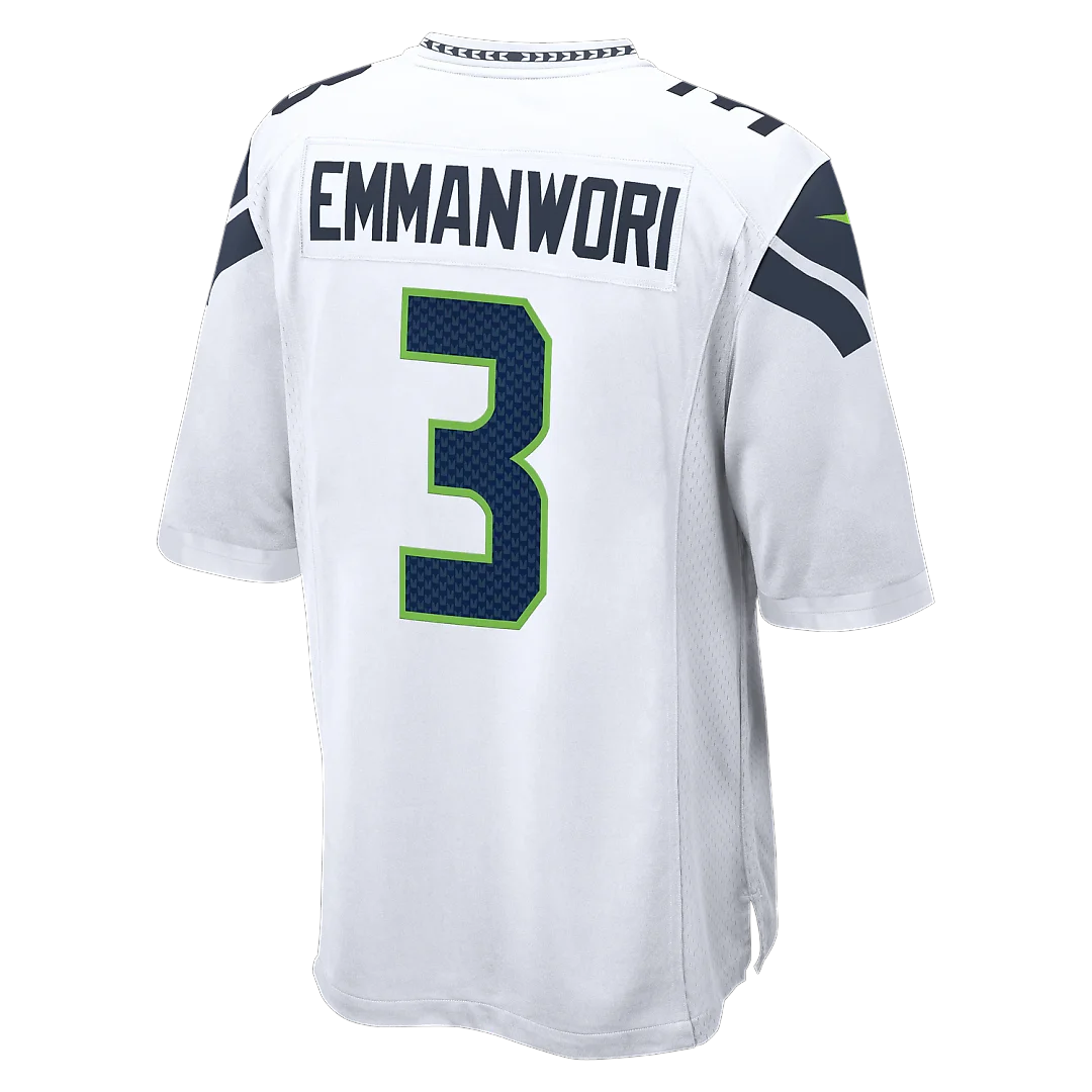 Zennovawear Nick Emmanwori Seattle Seahawks Game Jersey - White