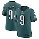 Zennovawear Nick Foles Philadelphia Eagles Team Retired Player Game Jersey - Midnight Green