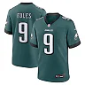 Zennovawear Nick Foles Philadelphia Eagles Team Retired Player Game Jersey - Midnight Green