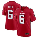 Zennovawear Nick Folk Atlanta Falcons Team Game Jersey - Red
