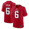 Zennovawear Nick Folk Atlanta Falcons Team Game Jersey - Red