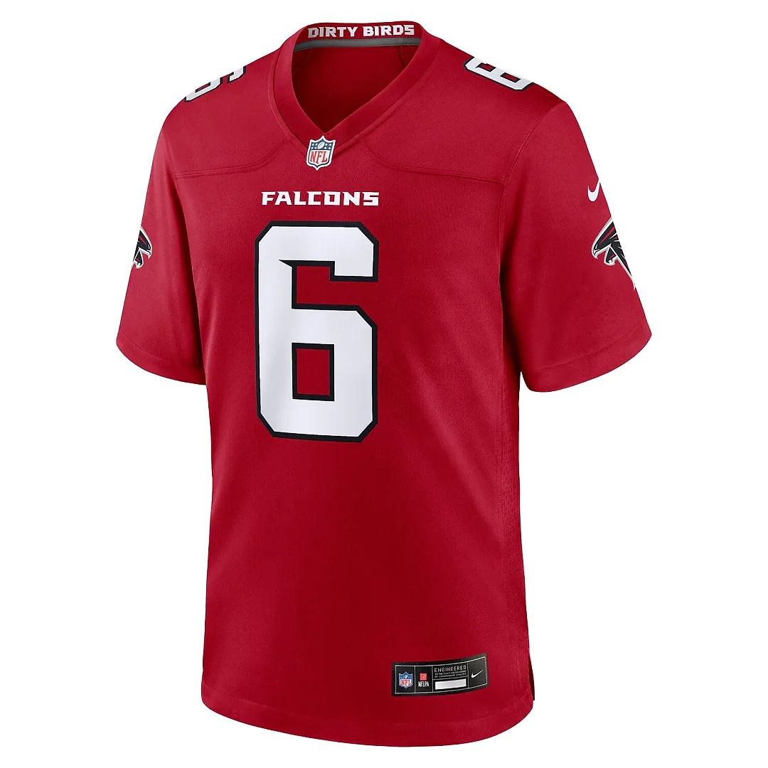 Zennovawear Nick Folk Atlanta Falcons Team Game Jersey - Red