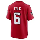 Zennovawear Nick Folk Atlanta Falcons Team Game Jersey - Red