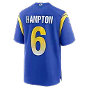 Zennovawear Nick Hampton Los Angeles Rams Team Game Jersey - Royal