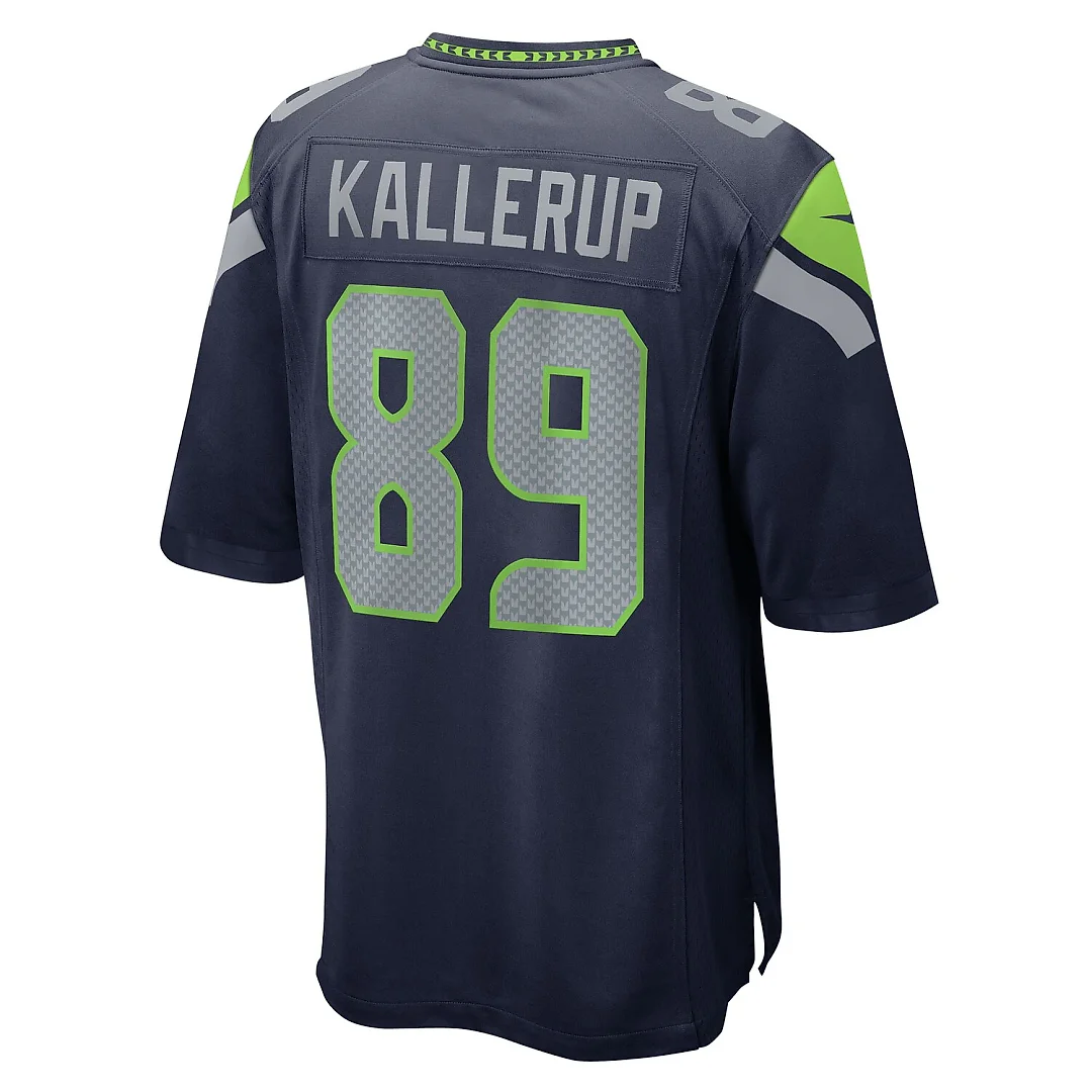 Zennovawear Nick Kallerup Seattle Seahawks Team Game Jersey - College Navy