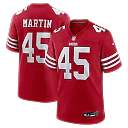 Zennovawear Nick Martin San Francisco 49ers Team Game Jersey - Scarlet