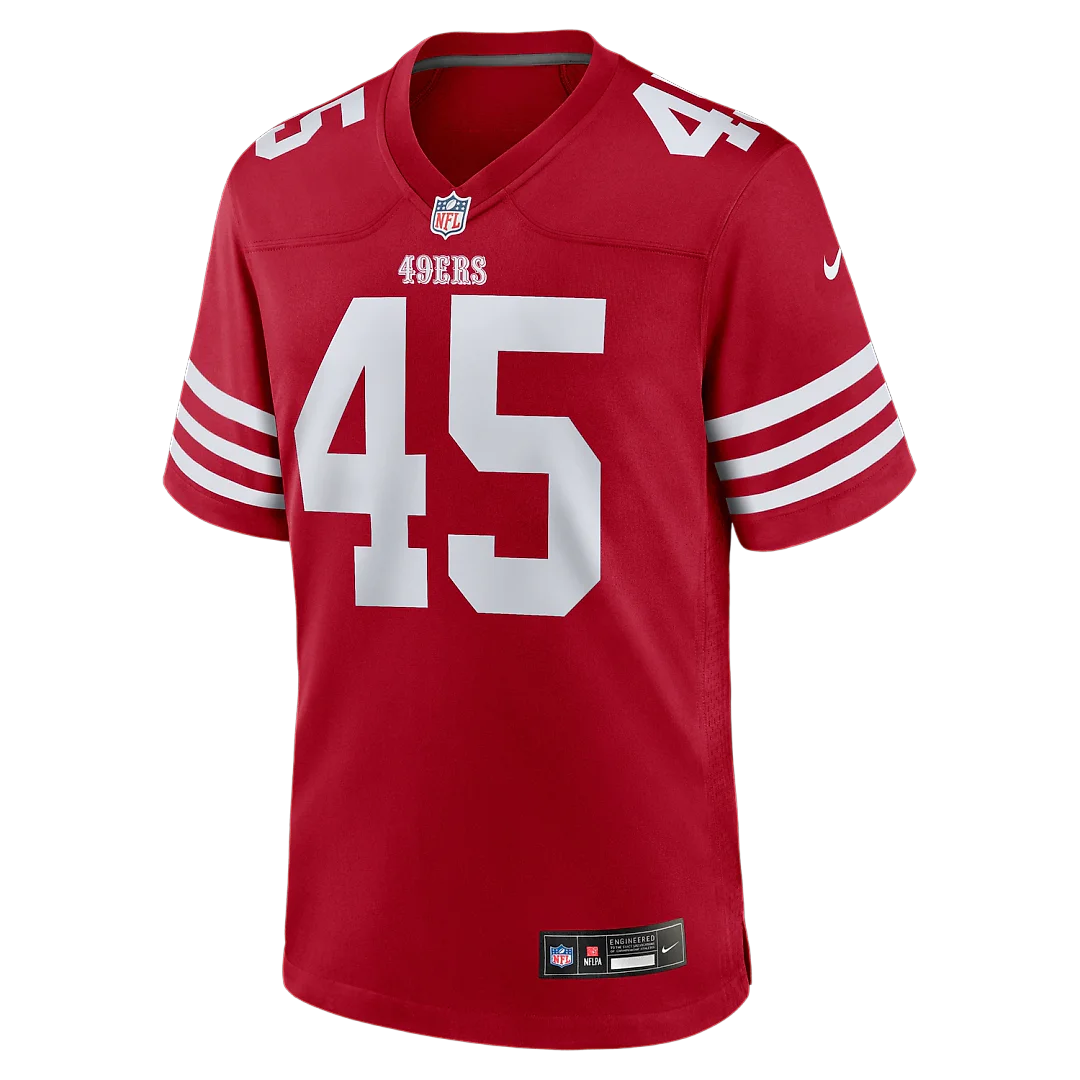 Zennovawear Nick Martin San Francisco 49ers Team Game Jersey - Scarlet