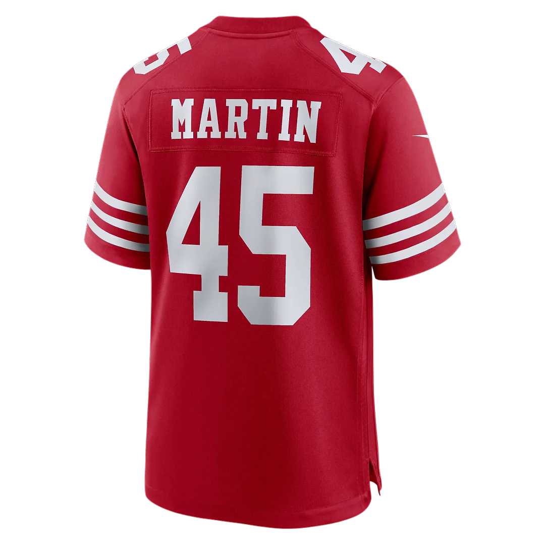 Zennovawear Nick Martin San Francisco 49ers Team Game Jersey - Scarlet