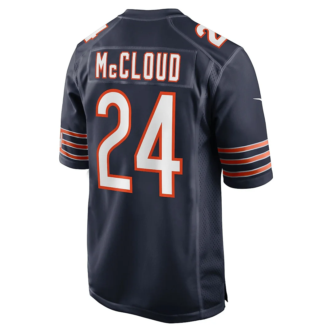 Zennovawear Nick McCloud Chicago Bears Team Game Jersey - Navy