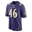 Zennovawear Nick Moore Baltimore Ravens Game Jersey - Purple